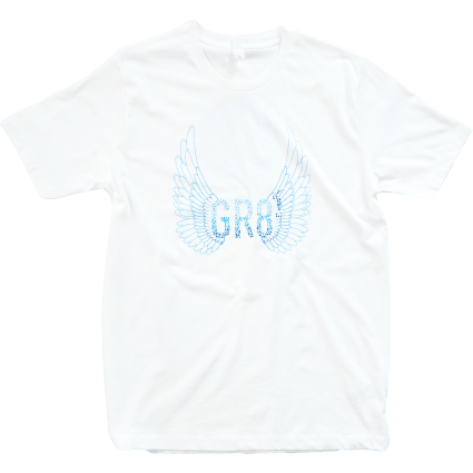 art influencer austin gr8-1 breathe winged logo short sleeve tshirt