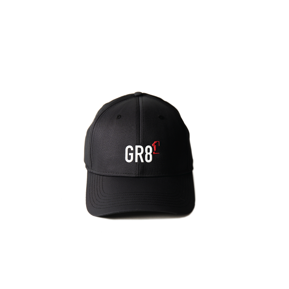 black low profile tactical nylon gr8-1 logo baseball cap